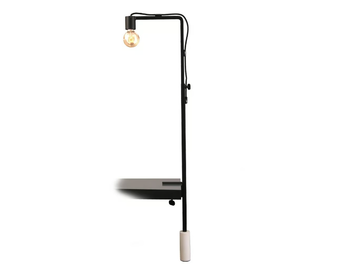 LEST - Height-adjustable metal clamp light with dimmer by RADAR INTERIOR - view 2